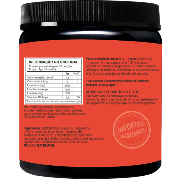 BCAA 4:1:1+ VIT B6  QUANTUM SUPPLEMENTS - Imagem 2